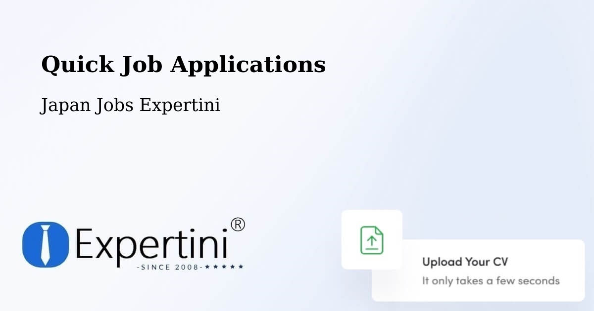 Quick Apply Feature – Chiryū Shi - Japan Jobs Expertini